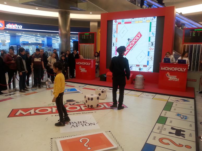 Park Afyon Monopoly İle Şenlendi