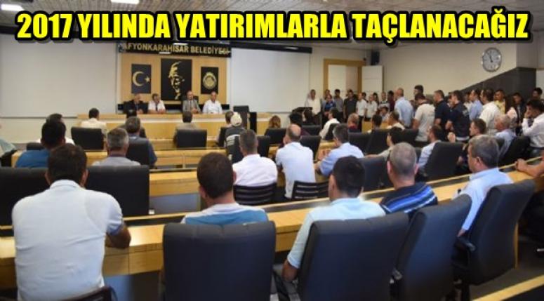ÇOBAN : 2017 YILINDA YATIRIMLARLA TAÇLANACAĞIZ