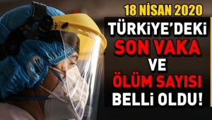 18 Nisan 2020 Türkiye'deki son vaka ve ölüm sayısı