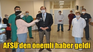 AFSÜ’den önemli haber geldi