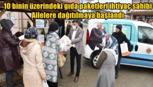 Afyon'da gıda paketleri ihtiyaç sahiplerine dağıtılıyor