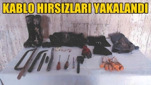 Afyon'da Kablo Hırsızları yakayı ele verdi!