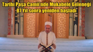 Afyon Tarihi Paşa Camii'nde 87 Yıl sonra Mukabele !