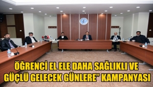 Akü Rektörü Mehmet Karakaş, Öğrenci El Ele Kampanyasını başlattı