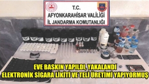 Elektronik Sigara Likiti ve Teli Üretimi yapıyormuş