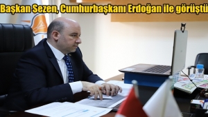 İl Başkanı Hüseyin Sezen, Cumhurbaşkanı Erdoğan ile görüştü