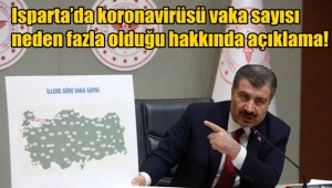 Isparta'da koronavirüsü vaka sayısı neden fazla !! İşte açıklama
