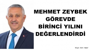 Mehmet Zeybek, Başkanlıkta'ki ilk yılını değerlendirdi
