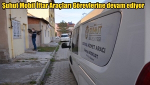 Şuhut Mobil İftar Araçları Görevlerine devam ediyor