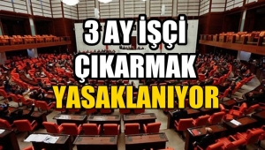 Üç ay işçi çıkarmak yasaklanıyor !!