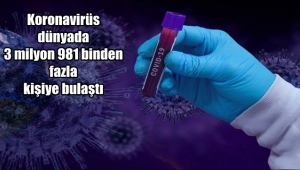 Koronavirüs'ün bulaştığı sayı 3 milyon 981 bini geçti !