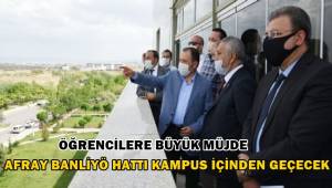 Afray Banliyö Hattı, Kampus İçinden Geçecek