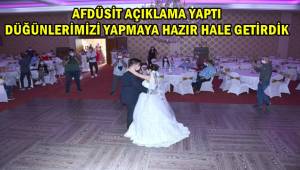 Afyon Düğün Salonu İşletmecileri Basın açıklaması !