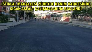 Afyon İstiklal Mahallesi'nde sıcak asfalt çalışmalarına başlandı