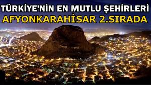 TÜİK açıkladı ! Afyonkarahisar En Mutlu 2.İl oldu !