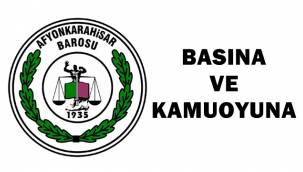 Afyonkarahisar Barosu Başkanlığı
