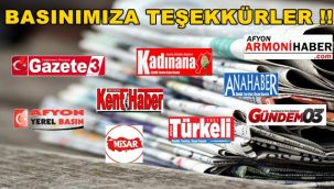 Basın Açıklaması ve Basınımıza Teşekkür