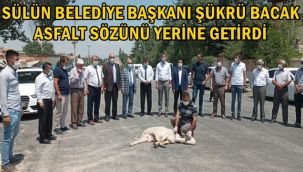 Sülün Belediyesi, Asfalt Sözünü yerine getirdi !!