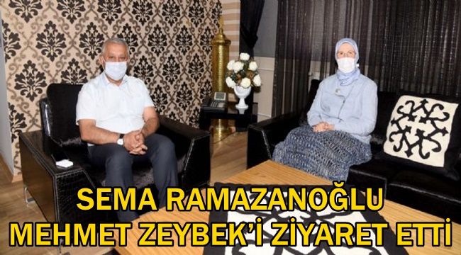 Sema Ramazanoğlu'ndan Zeybek'e ziyaret
