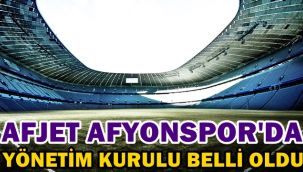 Afjet Afyonspor'un yönetim kurulu belli oldu! 