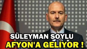 Bakan Soylu, hafta sonu Afyon'a düğüne geliyor ! 