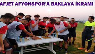 Başkan'dan Afjet Afyonspor'a Baklava dopingi ! 