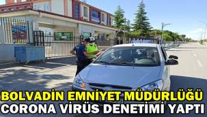 Bolvadin Emniyet Müdürlüğü Koronavirüs denetimi yaptı! 