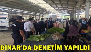 Dinar ,Tatarlı Beldesinde Koronavirüs Denetimi Yapıldı 