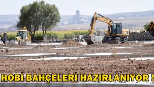 Hobi Bahçeleri hazırlanıyor