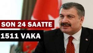 Koca, Bugün tespit edilen 1511 yeni hastamız var