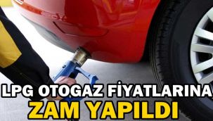 Lpg'ye zam yapıldı 