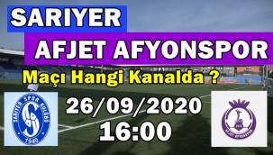 Sarıyer Afjet Afyonspor maçı canlı ne zaman, saat kaçta, hangi kanalda?