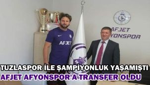 Veli Kızılkaya Afjet Afyonspor'a transfer oldu ! 