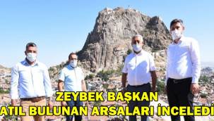 Zeybek Başkan, Atıl bulunan arsaları inceledi! 