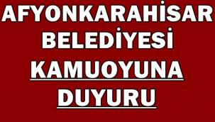 Afyon Belediyesi'nden Akıllı Ulaşım Kartı duyurusu! 