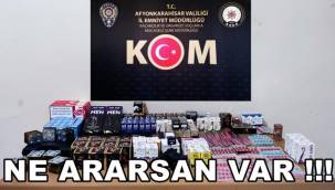 Afyon Emniyet Müdürlüğü ekipleri ele geçirdi