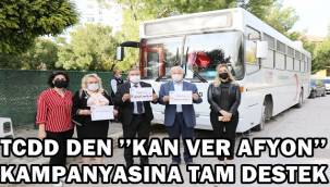 Kan Ver Afyon kampanyasına TCDD 7.Bölge'de destek verdi