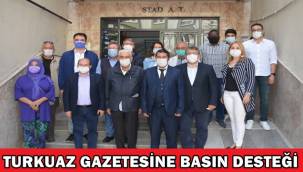 Turkuaz gazetesine hayırlı olsun ziyareti gerçekleşti