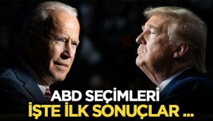 ABD seçimlerinde İlk sonuçlar belli oldu