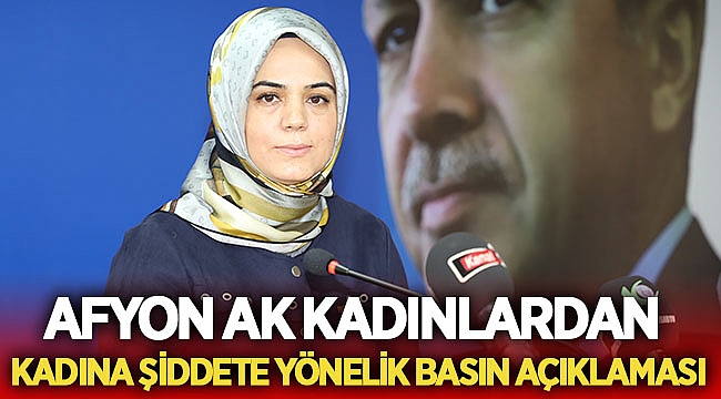 Afyon Ak Kadınlar'dan Kadına şiddete yönelik basın açıklaması