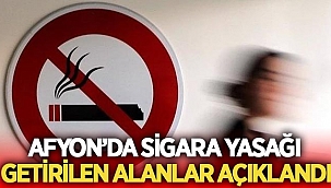 Afyon'da sigara yasağı getirilen alanlar açıklandı!
