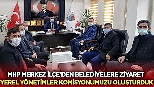 Afyonkarahisar MHP Merkez İlçe’den belediyelere ziyaret
