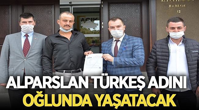Alparslan Türkeş adını oğlunda yaşatacak