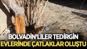Bolvadin'liler tedirgin, evlerinde çatlaklar oluştu! 