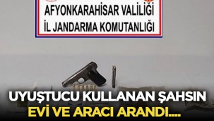 Uyuşturucu kullanan şahsın evine baskın yapıldı! 