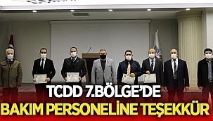 Adem Sivri, TCDD 7.Bölge Bakım personeline teşekkür etti
