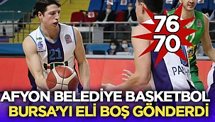 Afyon Belediyesi HDI Sigorta Bursaspor'u 76-70 yendi