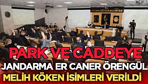Afyon'da park ve caddeye isimleri verildi 