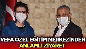 Afyon Vefa Özel Eğitim Merkezi Zeybek'i ziyaret etti 