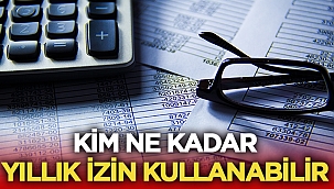 Ne kadar izin hakkım var? 